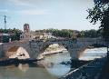 fig.A2 - Ponte
                    Cestio ricostruito con i tre archi uguali